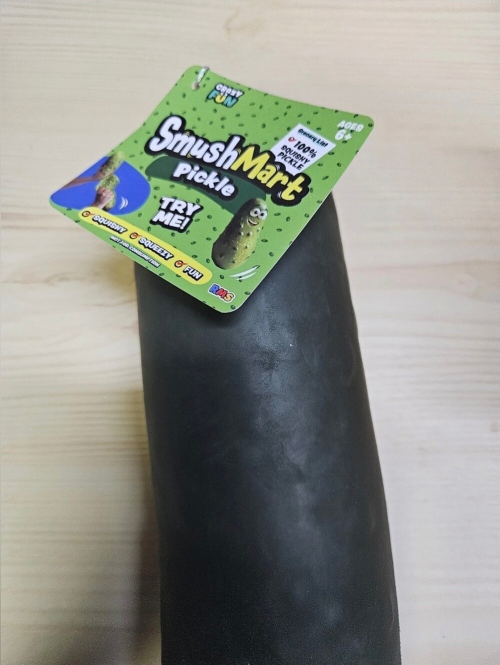 Jumbo MushMart / Smush Mart Pickle Squishy Toy - RMS Crazy Fun Viral Stress Reli